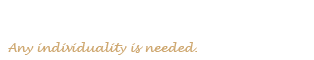 芸能に不必要な個性はない